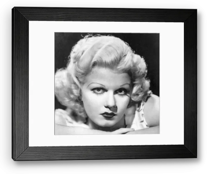 Framed Print : Jean Harlow, American actress, 1934-1935 Framed Print : Jean Harlow, American actress, 1934-1935