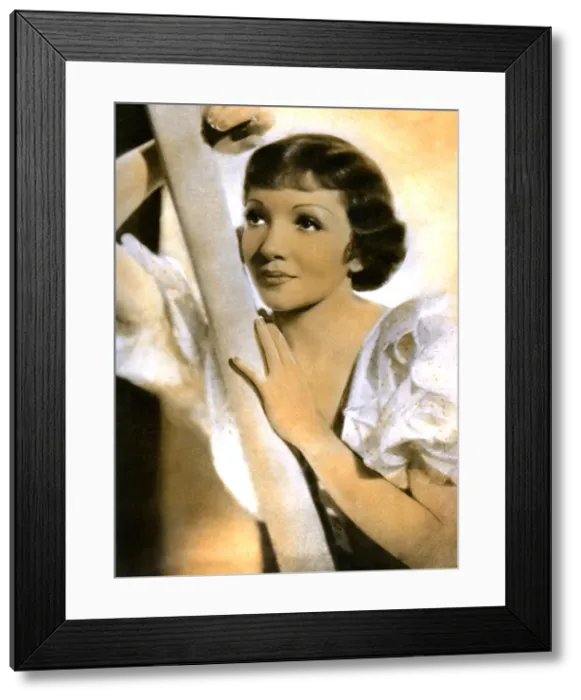 Framed Print : Claudette Colbert, French born American actress, 1934-1935 Framed Print : Claudette Colbert, French born American actress, 1934-1935