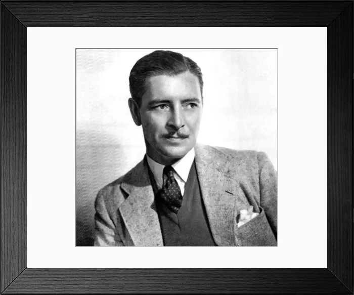 Framed Print : Ronald Colman, English actor, 1934-1935 Framed Print : Ronald Colman, English actor, 1934-1935