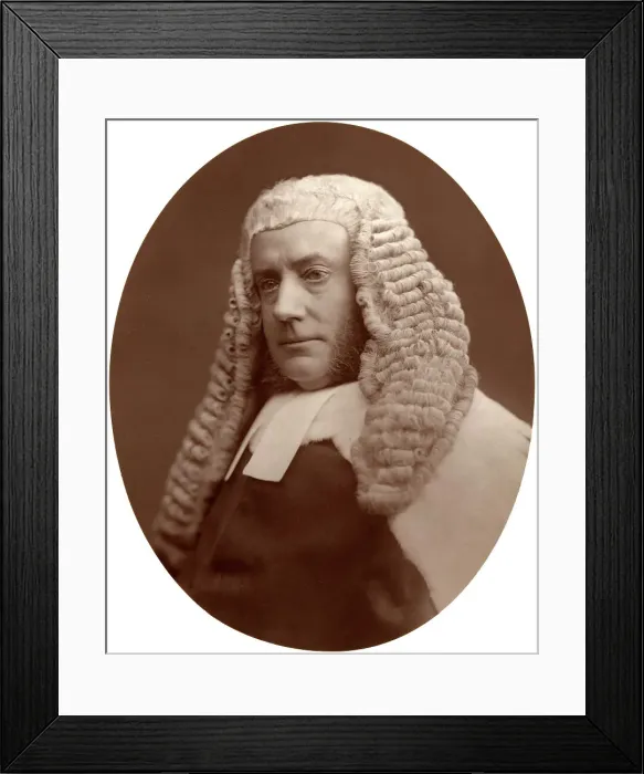 Framed Print : Hon John Walker Huddleston, Baron of the Exchequer, 1876. Artist: Lock & Whitfield Framed Print : Hon John Walker Huddleston, Baron of the Exchequer, 1876. Artist: Lock & Whitfield