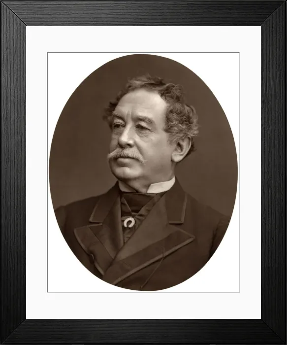 Framed Print : William Howard Russell, Esq, LLD, Irish journalist, 1876. Artist: Lock & Whitfield Framed Print : William Howard Russell, Esq, LLD, Irish journalist, 1876. Artist: Lock & Whitfield