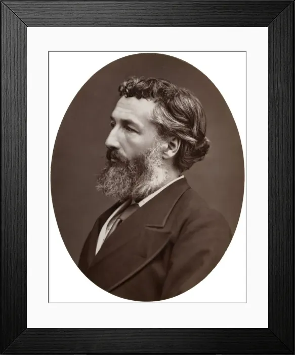 Framed Print : Frederick Leighton, British artist and Royal Academician, 1877. Artist: Lock & Whitfield Framed Print : Frederick Leighton, British artist and Royal Academician, 1877. Artist: Lock & Whitfield