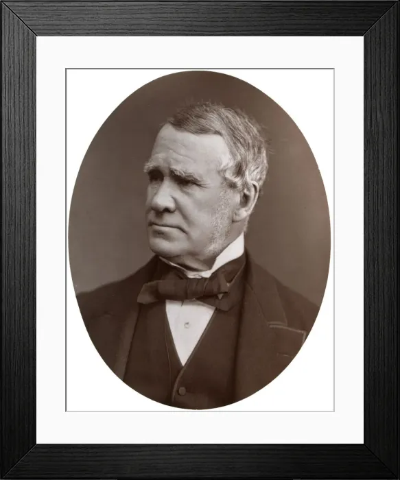 Framed Print : Sir John Hawkshaw, FRS, British civil engineer, 1877. Artist: Lock & Whitfield Framed Print : Sir John Hawkshaw, FRS, British civil engineer, 1877. Artist: Lock & Whitfield