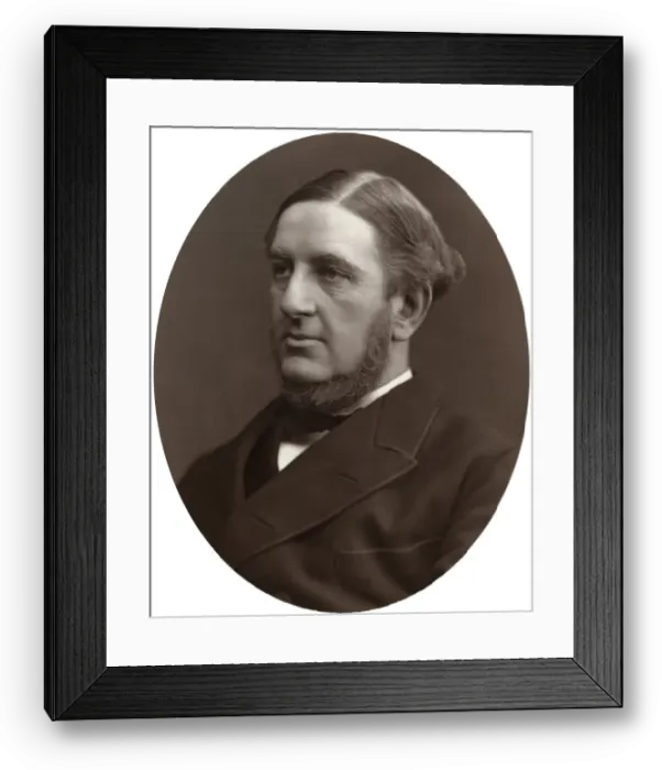 Framed Print : Sir William Vernon Harcourt QC, MP, Professor of International Law at Cambridge University, 1877. Artist: Lock & Whitfield Framed Print : Sir William Vernon Harcourt QC, MP, Professor of International Law at Cambridge University, 1877. Artist: Lock & Whitfield
