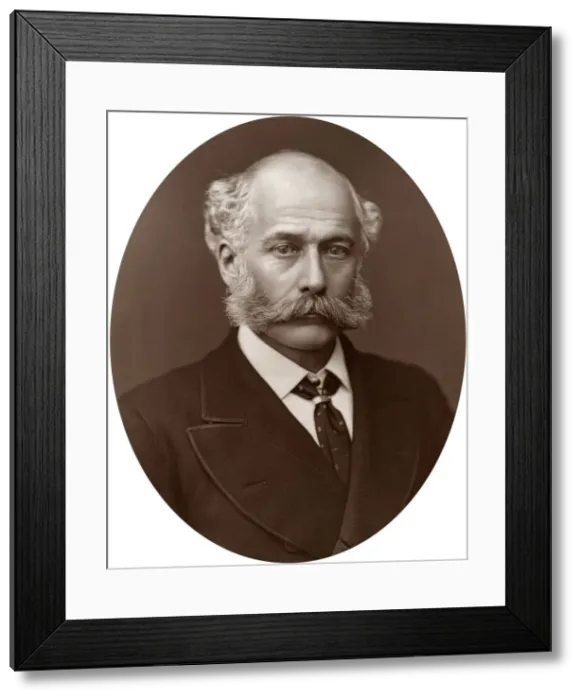 Framed Print : Sir Joseph Bazalgette, CB, British civil engineer, 1877. Artist: Lock & Whitfield Framed Print : Sir Joseph Bazalgette, CB, British civil engineer, 1877. Artist: Lock & Whitfield