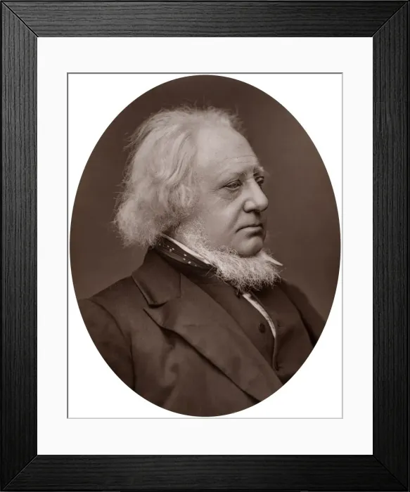 Framed Print : Sir Henry Cole, KCB, British designer, civil servant and writer, 1877. Artist: Lock & Whitfield Framed Print : Sir Henry Cole, KCB, British designer, civil servant and writer, 1877. Artist: Lock & Whitfield