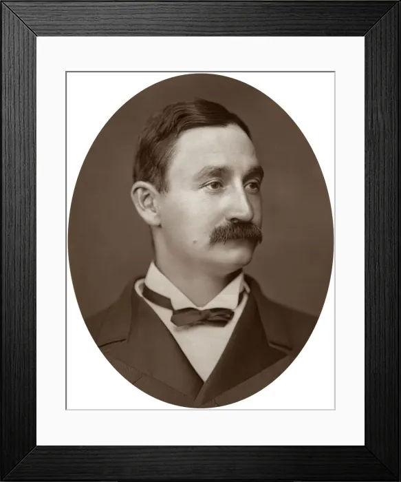 Framed Print : Captain Frederick Burnaby, officer in the Royal Horse Guards, 1877. Artist: Lock & Whitfield Framed Print : Captain Frederick Burnaby, officer in the Royal Horse Guards, 1877. Artist: Lock & Whitfield
