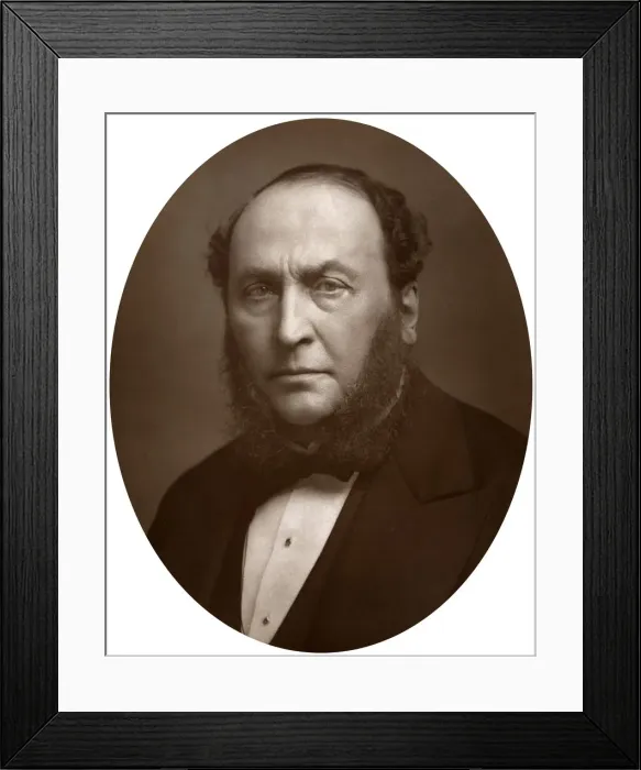 Framed Print : Sir Michael Costa, Italian-born British composer and conductor, 1883. Artist: Lock & Whitfield Framed Print : Sir Michael Costa, Italian-born British composer and conductor, 1883. Artist: Lock & Whitfield