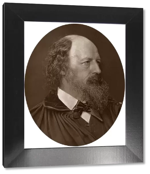 Alfred Tennyson, DCL, FRS, English Poet Laureate, 1883. Artist: Lock & Whitfield