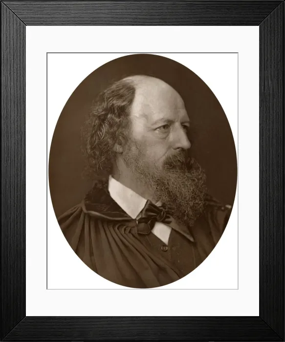 Framed Print : Alfred Tennyson, DCL, FRS, English Poet Laureate, 1883. Artist: Lock & Whitfield Framed Print : Alfred Tennyson, DCL, FRS, English Poet Laureate, 1883. Artist: Lock & Whitfield
