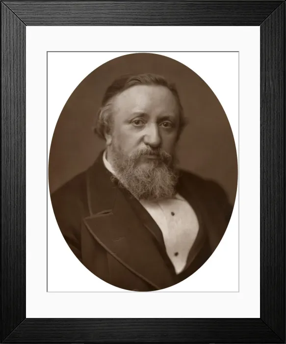 Framed Print : Benjamin Ward Richardson, British physician and writer on medical history, 1883. Artist: Lock & Whitfield Framed Print : Benjamin Ward Richardson, British physician and writer on medical history, 1883. Artist: Lock & Whitfield