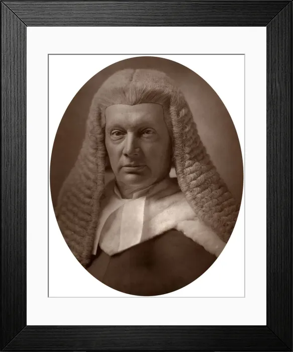 Framed Print : Hon Sir Joseph William Chitty, Judge of the High Court of Justice, 1883. Artist: Lock & Whitfield Framed Print : Hon Sir Joseph William Chitty, Judge of the High Court of Justice, 1883. Artist: Lock & Whitfield