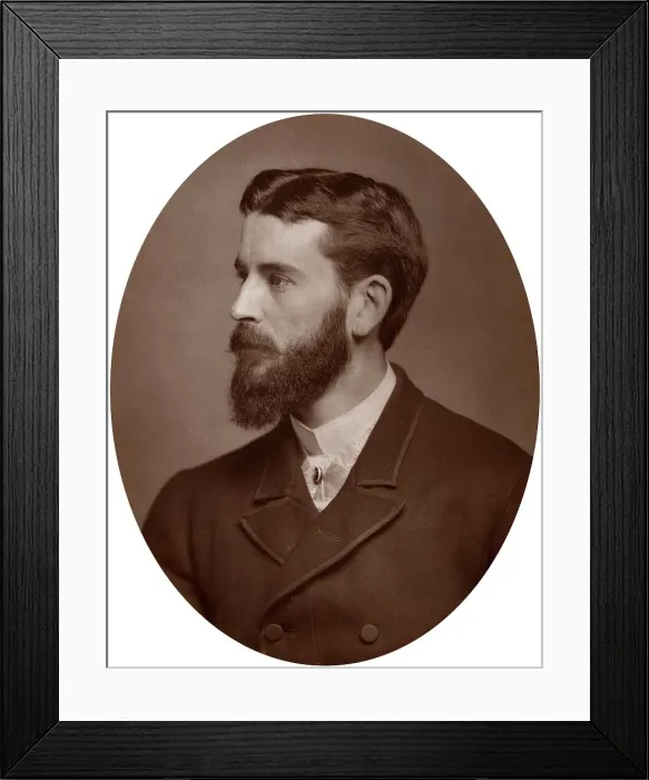 Framed Print : Frank Dicksee, ARA, English painter and illustrator, 1883. Artist: Lock & Whitfield Framed Print : Frank Dicksee, ARA, English painter and illustrator, 1883. Artist: Lock & Whitfield