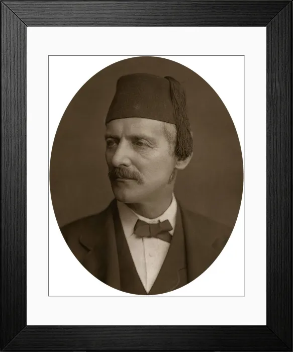 Framed Print : William Gifford Palgrave, 1880. Artist: Lock & Whitfield Framed Print : William Gifford Palgrave, 1880. Artist: Lock & Whitfield