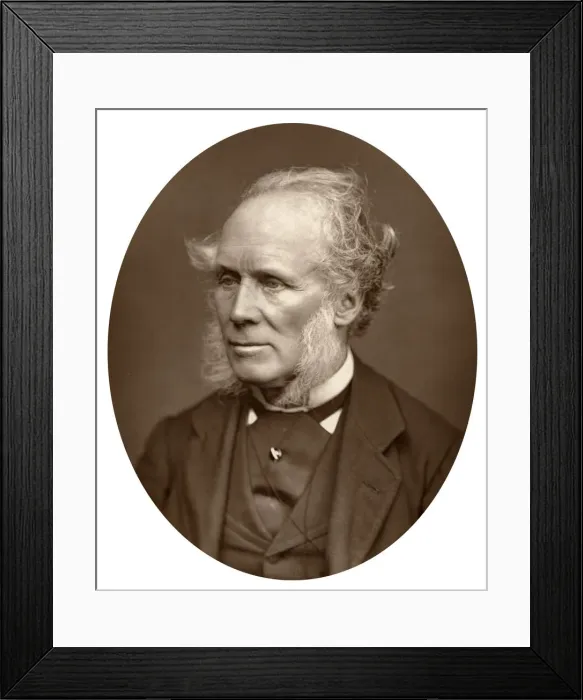 Framed Print : William Powell Frith, Royal Academician, 1880. Artist: Lock & Whitfield Framed Print : William Powell Frith, Royal Academician, 1880. Artist: Lock & Whitfield