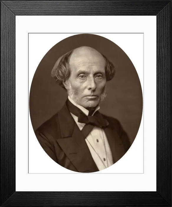 Framed Print : Sir Henry Manisty, judge of the High Court of Justice, 1880. Artist: Lock & Whitfield