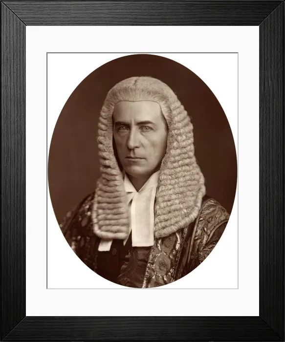 Framed Print : Alfred Henry Thesiger, Lord Justice of Appeal, 1880. Artist: Lock & Whitfield Framed Print : Alfred Henry Thesiger, Lord Justice of Appeal, 1880. Artist: Lock & Whitfield