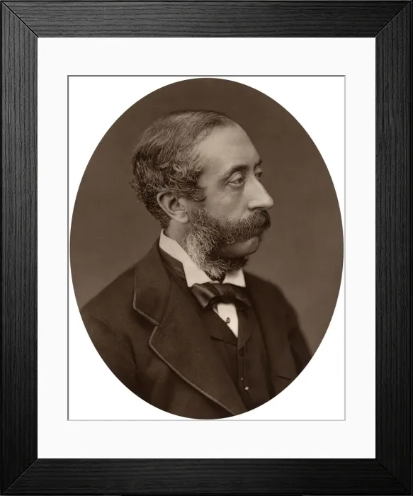 Framed Print : Earl of Carnarvon, President of the Society of Antiquaries, 1880. Artist: Lock & Whitfield Framed Print : Earl of Carnarvon, President of the Society of Antiquaries, 1880. Artist: Lock & Whitfield