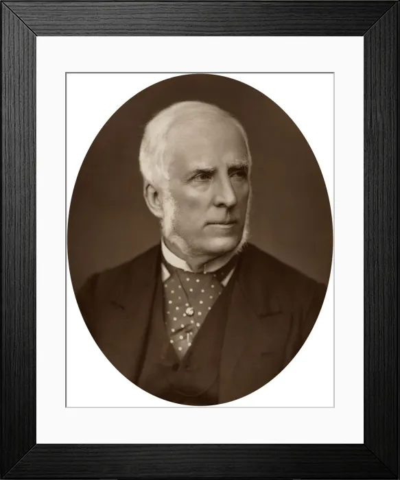 Framed Print : John Callcott Horsley, artist and Royal Academician, 1882. Artist: Lock & Whitfield Framed Print : John Callcott Horsley, artist and Royal Academician, 1882. Artist: Lock & Whitfield