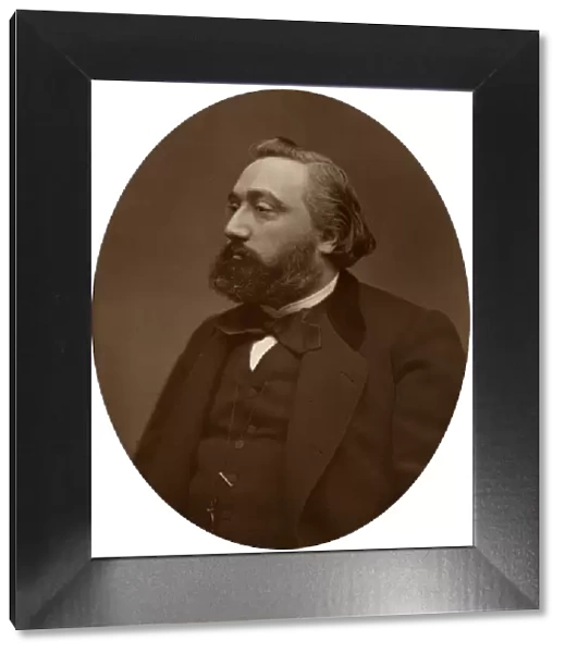 Leon Gambetta, French statesman, 1882. Artist: Lock & Whitfield