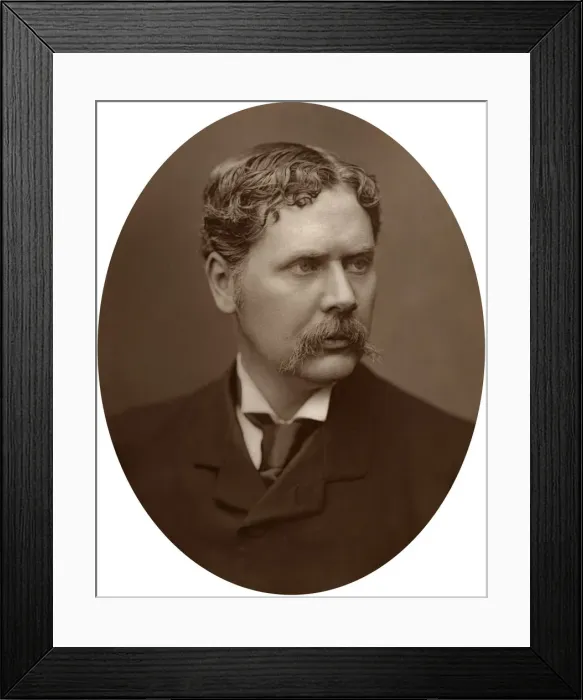 Framed Print : Marcus Stone, artist and Associate of the Royal Academy, 1882. Artist: Lock & Whitfield