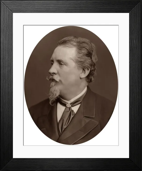 Framed Print : Frederick Goodall, painter, 1878. Artist: Lock & Whitfield Framed Print : Frederick Goodall, painter, 1878. Artist: Lock & Whitfield