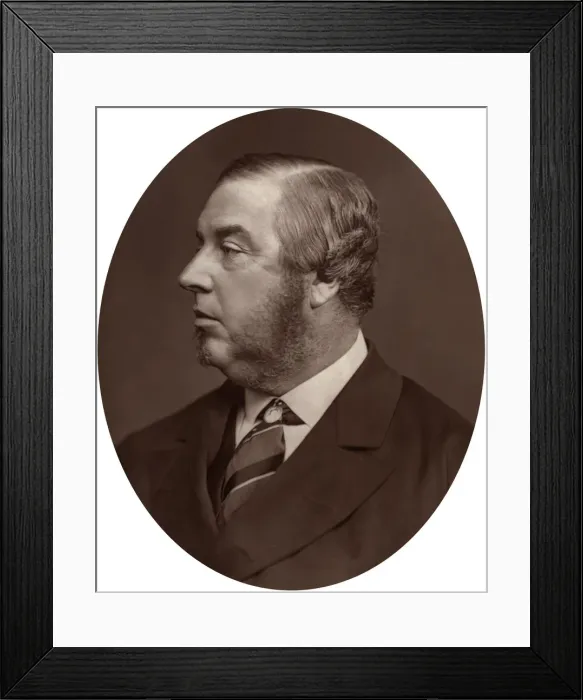 Framed Print : George Sclater-Booth MP, President of Local Government Board, 1878. Artist: Lock & Whitfield Framed Print : George Sclater-Booth MP, President of Local Government Board, 1878. Artist: Lock & Whitfield