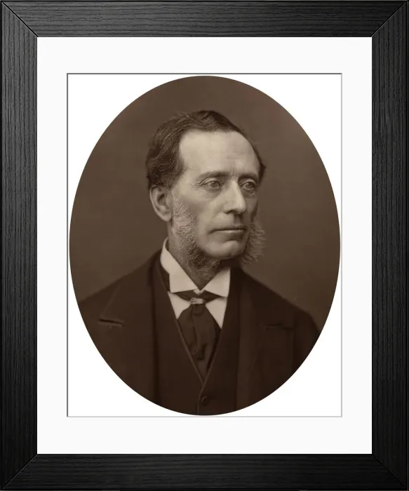 Framed Print : Sir Francis Leopold McClintock, admiral, 1878. Artist: Lock & Whitfield Framed Print : Sir Francis Leopold McClintock, admiral, 1878. Artist: Lock & Whitfield