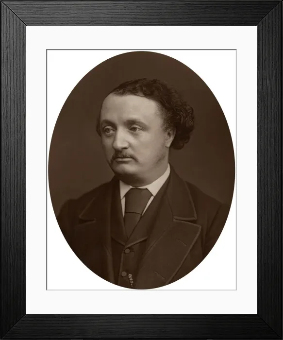 Framed Print : John Stainer, organist of St Pauls Cathedral, 1878. Artist: Lock & Whitfield