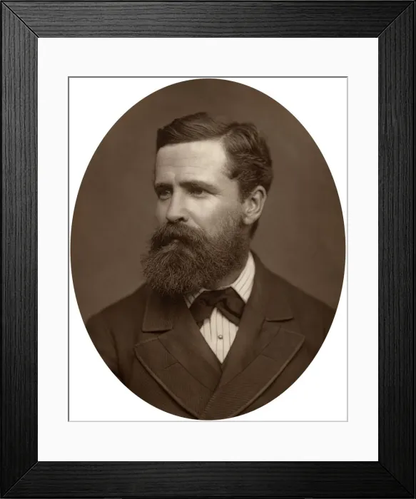 Framed Print : Commander Verney Lovett Cameron, explorer, 1878. Artist: Lock & Whitfield Framed Print : Commander Verney Lovett Cameron, explorer, 1878. Artist: Lock & Whitfield