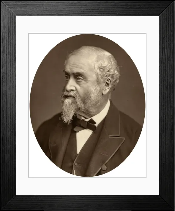 Framed Print : William Harrison Ainsworth, author, 1881 Framed Print : William Harrison Ainsworth, author, 1881