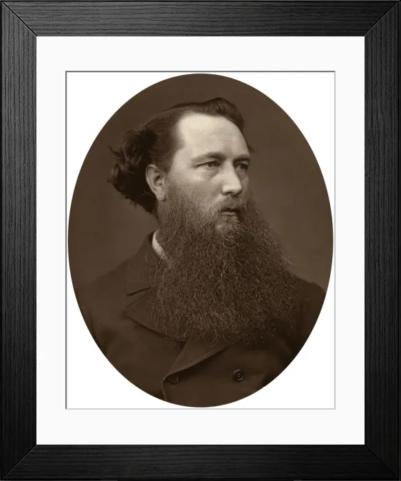 Framed Print : Vicat Cole, landscape painter, 1881 Framed Print : Vicat Cole, landscape painter, 1881