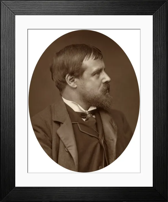 Framed Print : Lawrence Alma-Tadema, artist and Royal Academician, 1881 Framed Print : Lawrence Alma-Tadema, artist and Royal Academician, 1881