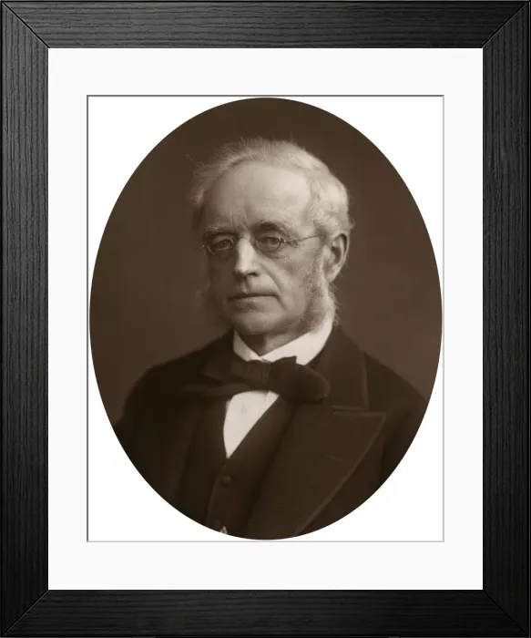 Framed Print : Sir Henry Cotton, Lord Justice of Appeal, 1881. Artist: Lock & Whitfield Framed Print : Sir Henry Cotton, Lord Justice of Appeal, 1881. Artist: Lock & Whitfield