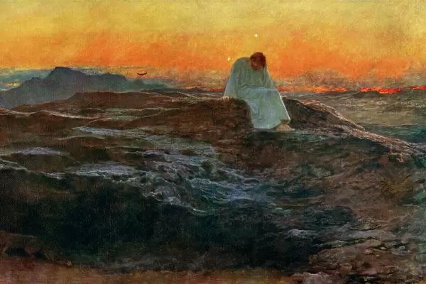 Christ in the Wilderness, 1898, (1912). Artist: Briton Riviere
