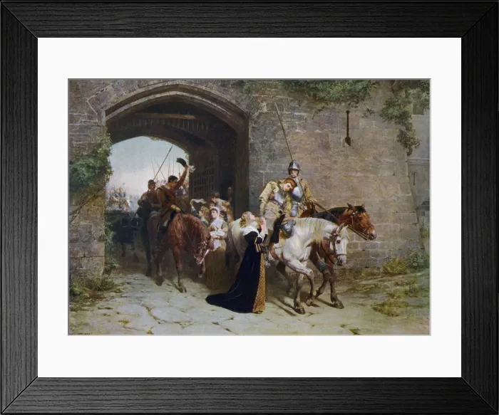 Framed Print : Sweethearts and Wives, 1882, (1912). Artist: Samuel Waller