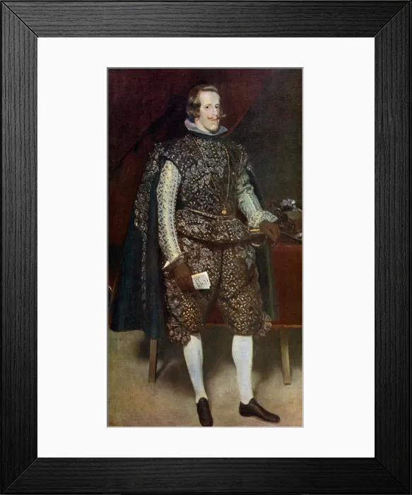 Framed Print : Philip IV of Spain in Brown and Silver, c1631-1632, (1912). Artist: Diego Velasquez Framed Print : Philip IV of Spain in Brown and Silver, c1631-1632, (1912). Artist: Diego Velasquez