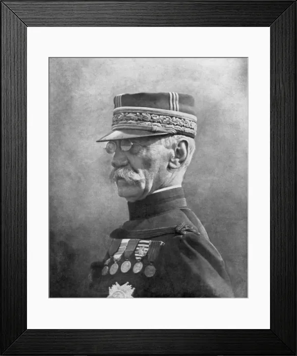 Framed Print : Joseph Gallieni, French First World War general, 2 September 1914 Framed Print : Joseph Gallieni, French First World War general, 2 September 1914