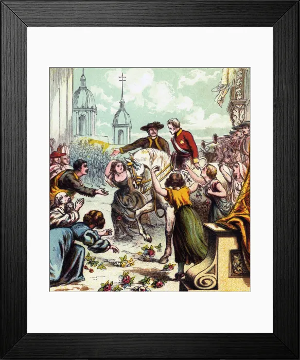 Framed Print : Wellington at Madrid, 1812 (c1850s) Framed Print : Wellington at Madrid, 1812 (c1850s)