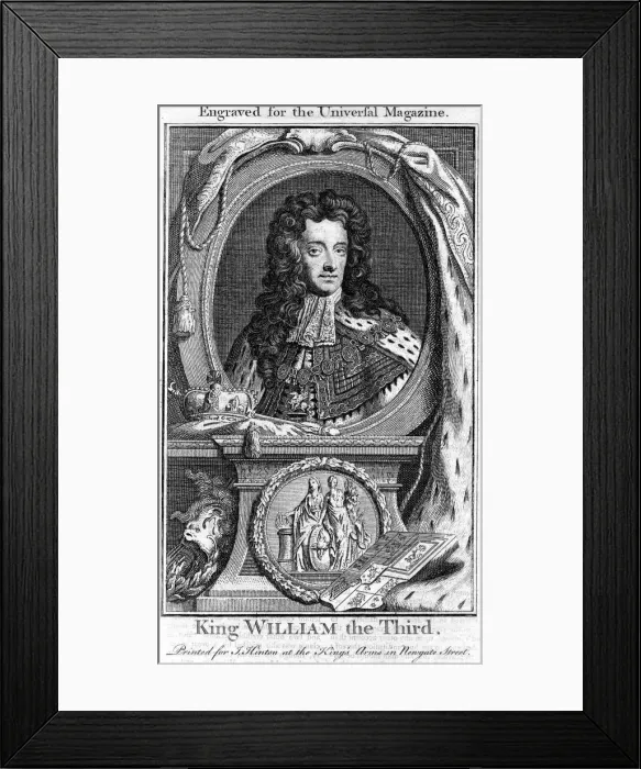 Framed Print : William III, King of England, Scotland and Ireland Framed Print : William III, King of England, Scotland and Ireland