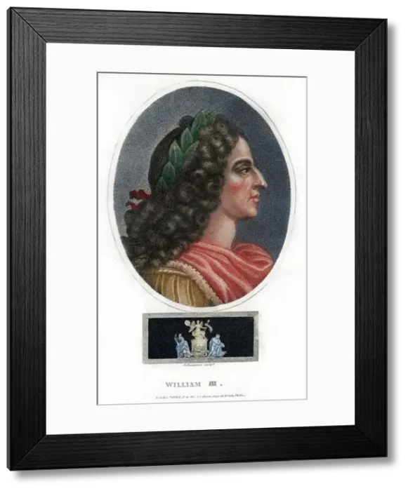 Framed Print : William III, King of England, Scotland and Ireland, (1804). Artist: J Chapman Framed Print : William III, King of England, Scotland and Ireland, (1804). Artist: J Chapman