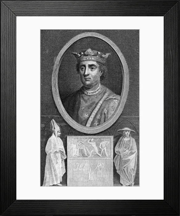 Framed Print : Henry II, King of England, 1788. Artist: Charles Sherwin Framed Print : Henry II, King of England, 1788. Artist: Charles Sherwin