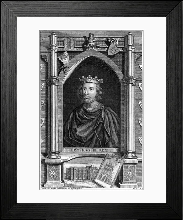 Framed Print : Henry III, King of England. Artist: Nathaniel Parr Framed Print : Henry III, King of England. Artist: Nathaniel Parr