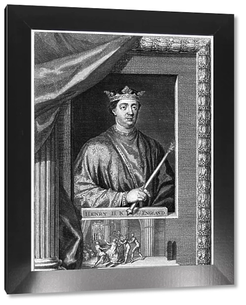 Henry II, King of England, (18th century). Artist: George Vertue