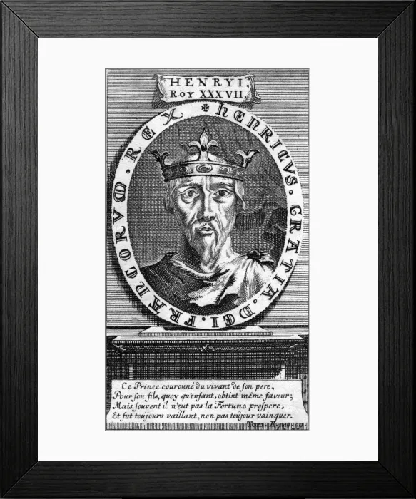 Framed Print : Henry I, King of England Framed Print : Henry I, King of England