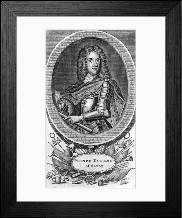 Framed Print : Prince Eugene of Savoy, general in the Austrian army Framed Print : Prince Eugene of Savoy, general in the Austrian army