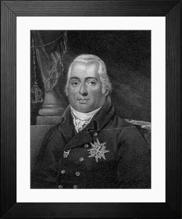 Framed Print : Louis XVIII, King of France, 19th century. Artist: G Kellaway Framed Print : Louis XVIII, King of France, 19th century. Artist: G Kellaway