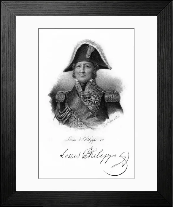 Framed Print : Louis Philippe I, King of France, 19th century. Artist: Delpech Framed Print : Louis Philippe I, King of France, 19th century. Artist: Delpech