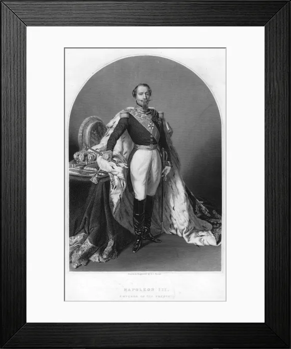 Framed Print : Napoleon III, Emperor of France, 19th century. Artist: DJ Pound Framed Print : Napoleon III, Emperor of France, 19th century. Artist: DJ Pound