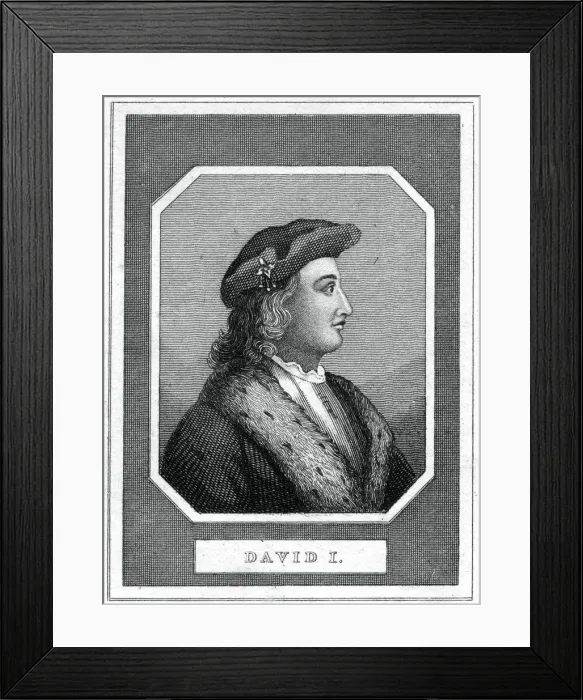 Framed Print : David I, King of Scotland Framed Print : David I, King of Scotland